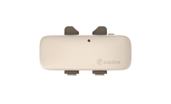 Tractive GPS Dog 4 Tracker brown front view