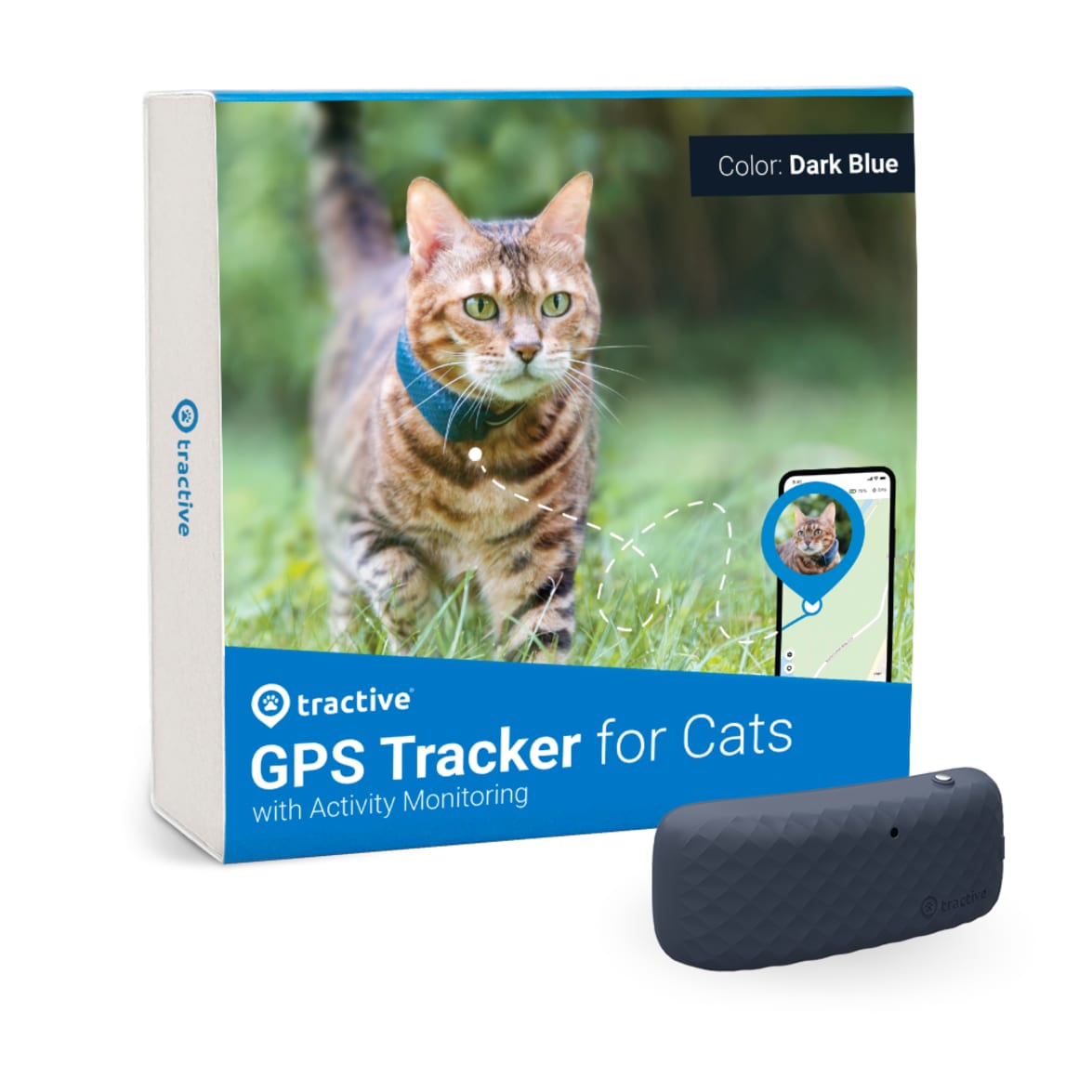 Packaging of Tractive GPS CAT 4