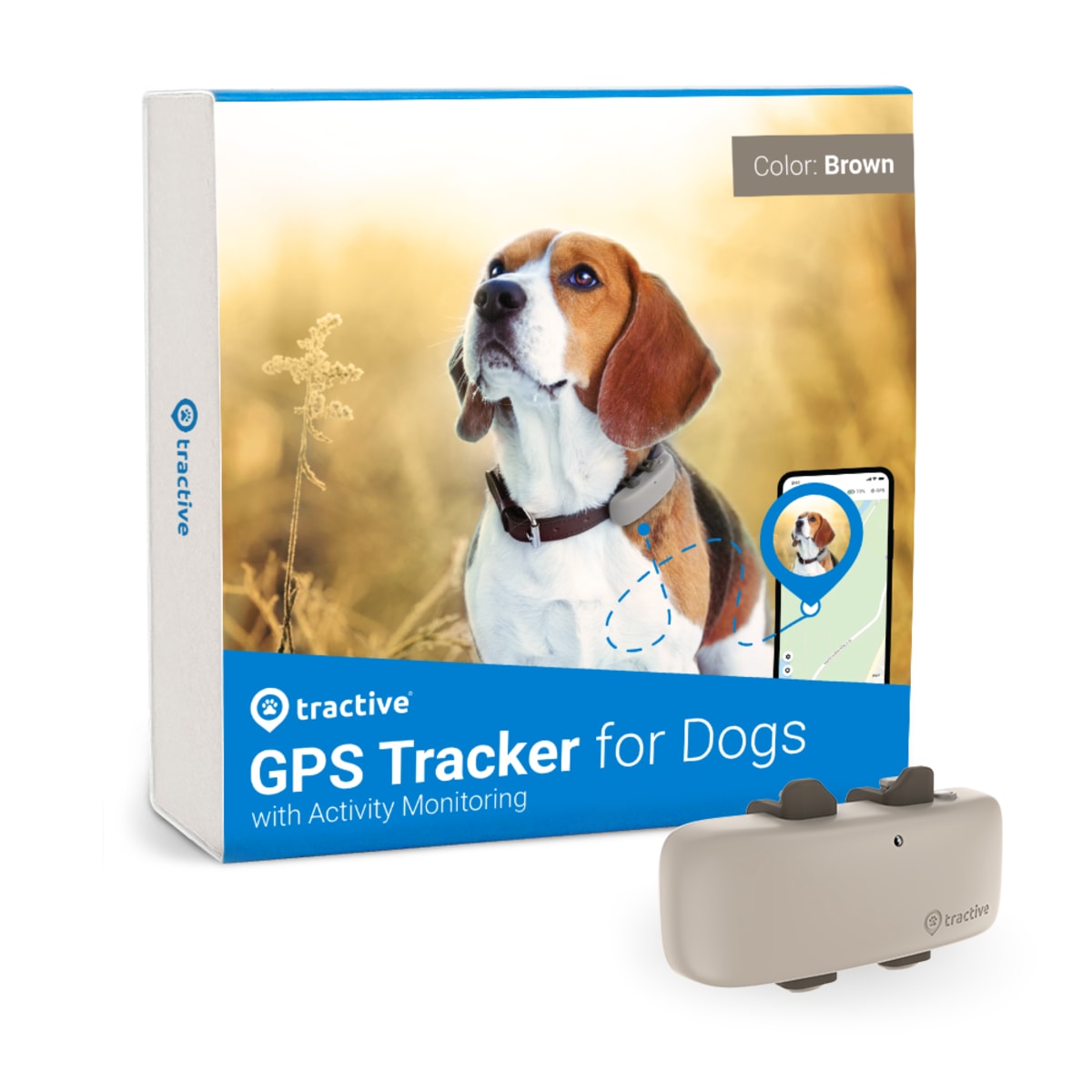 Packaging of Tractive GPS DOG 4