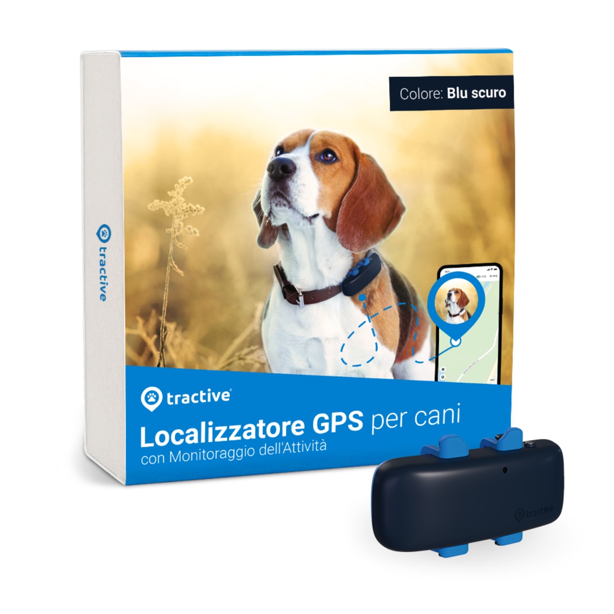 Confezione del localizzatore Tractive GPS DOG 4