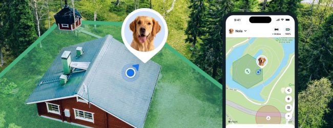 Tractive GPS -virtuaalinen aita lemmikeille