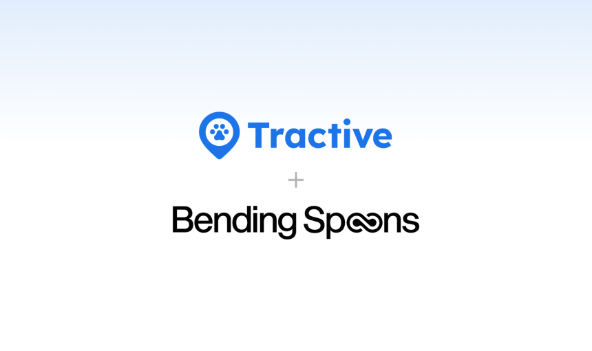 Company logos of Tractive and Bending Spoons