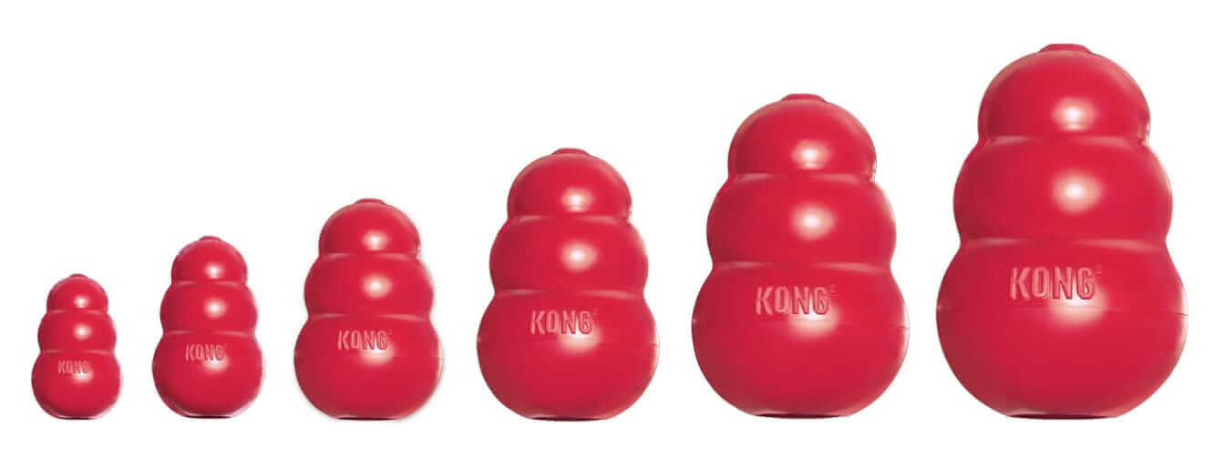 Kong Classic Kauspielzeug in 6 verschiedenen Größen