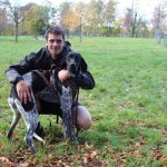 Jerome Lafourte and his dog sports companion