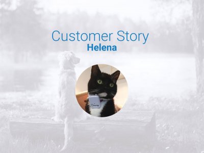 cat walking around: a customer review with Tractive GPS