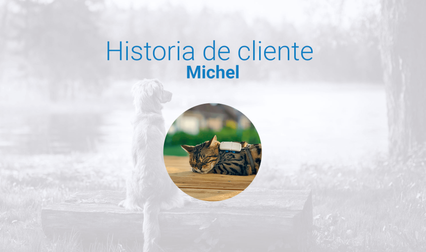 Historia de cliente Michel Tractive GPS