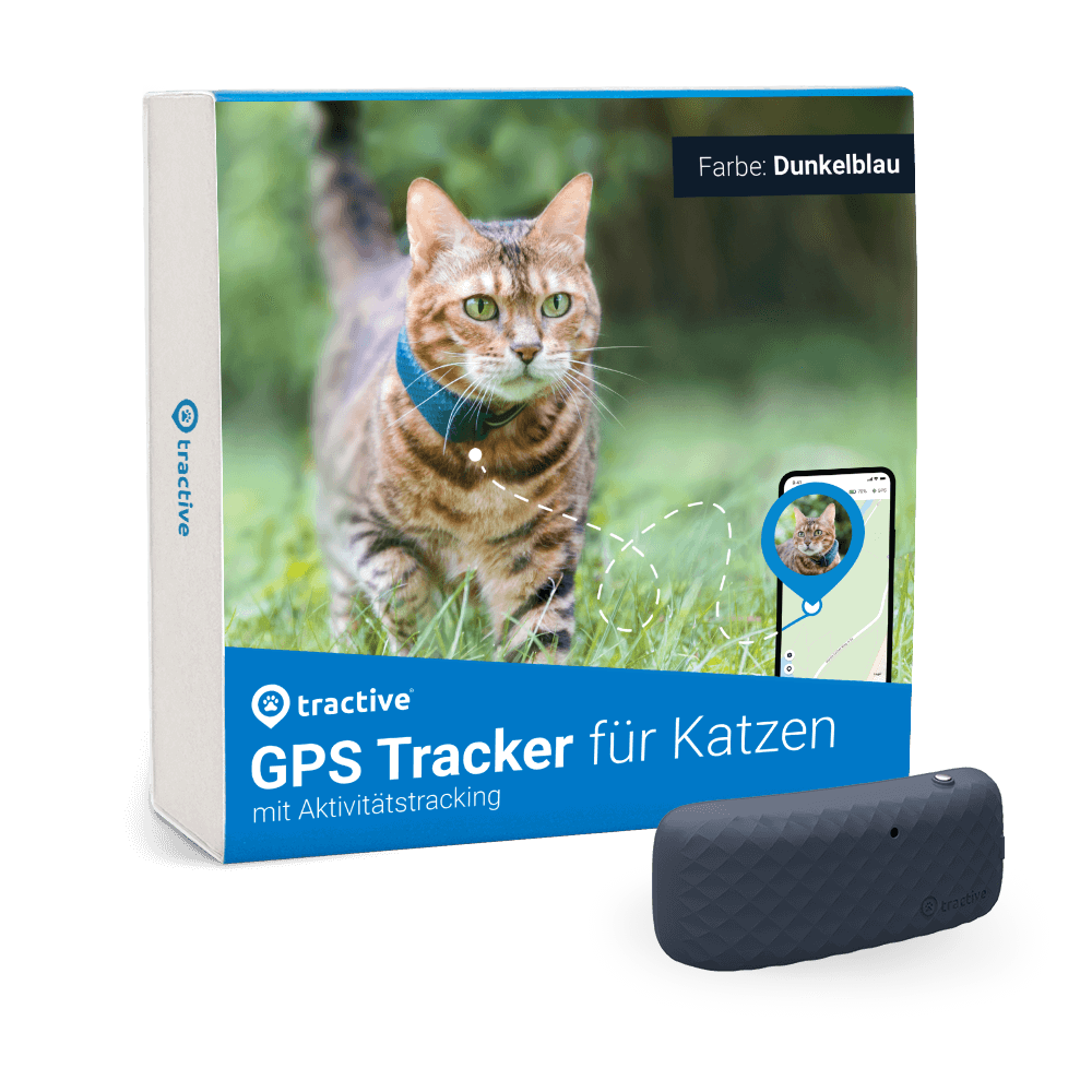 Verpackung des Tractive GPS Tracker für Katzen