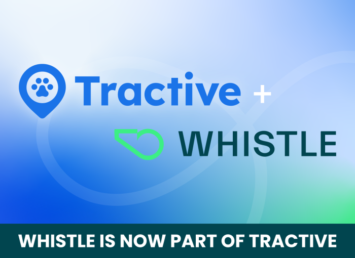 Tractive and Whistle logos