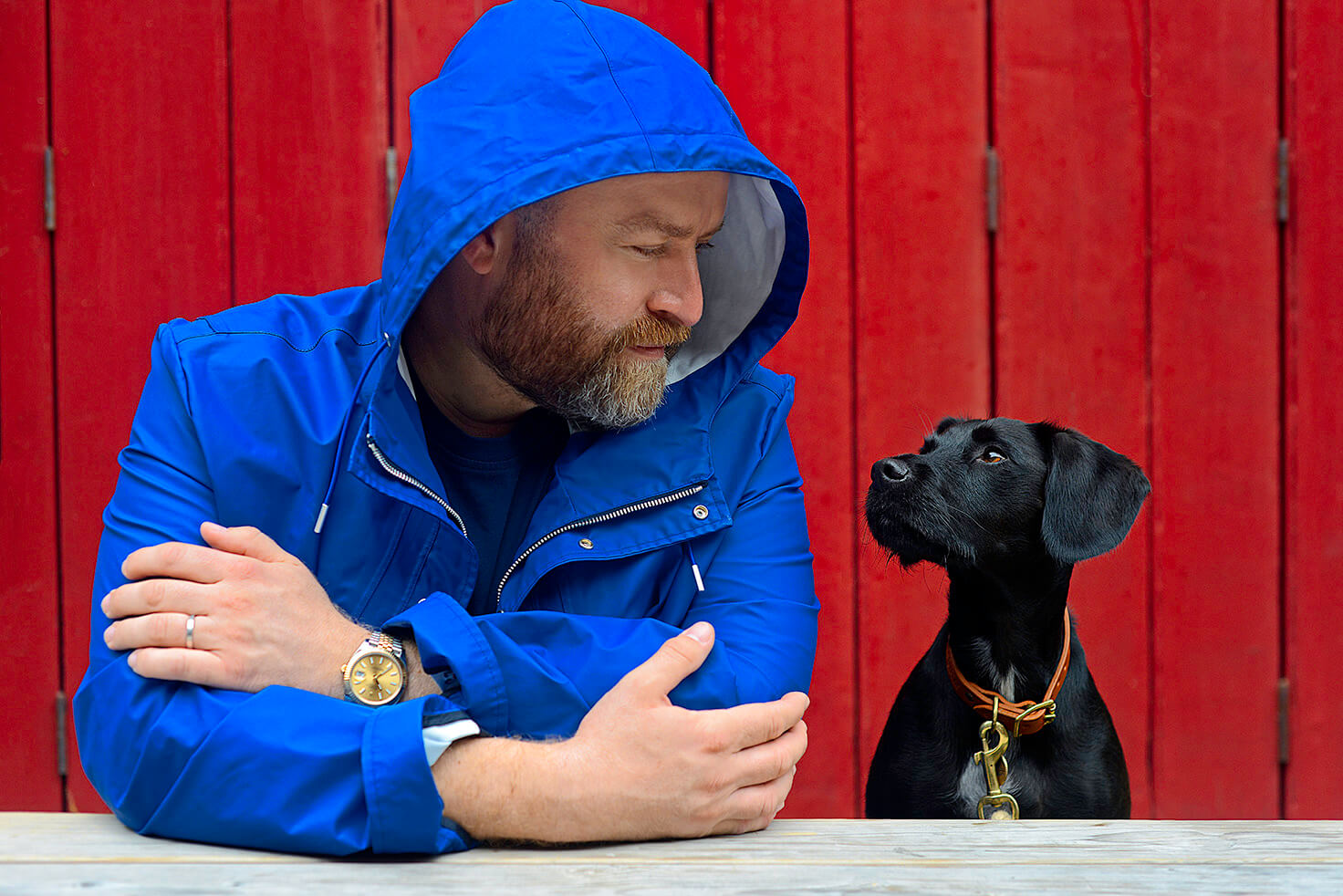 Oli Juste - Dog Trainer & Behaviourist with his dog
