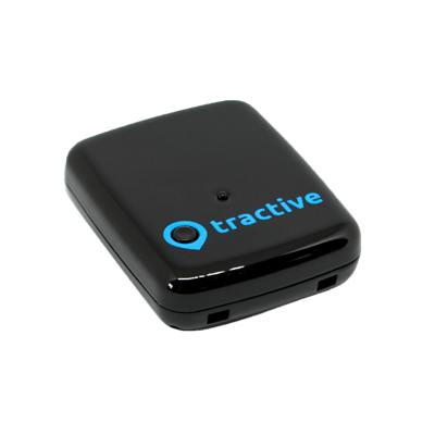 Tractive GPS Tracker with dimensions